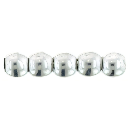 Czech Round Beads 2mm Silver