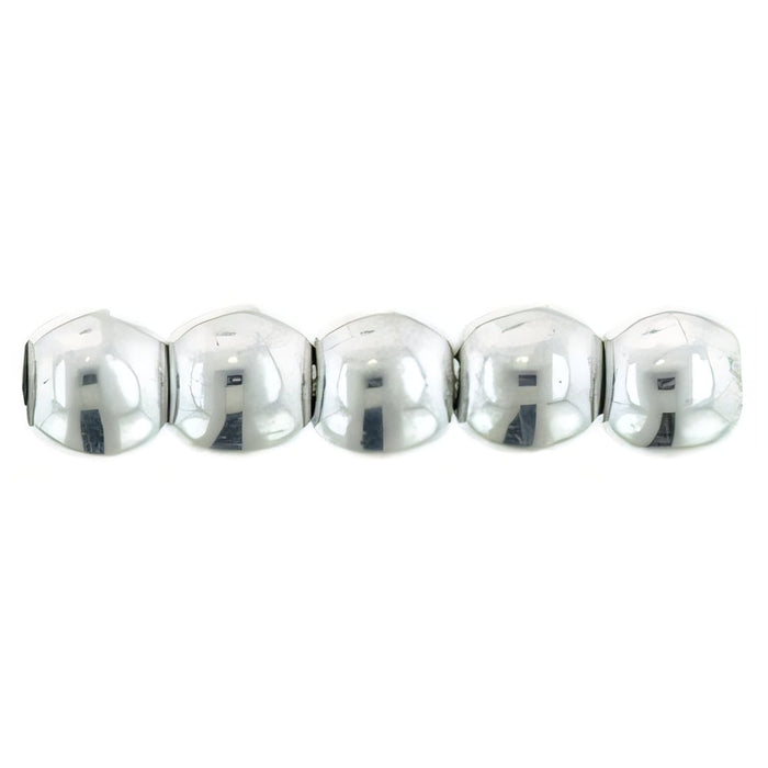 Czech Round Beads 2mm Silver