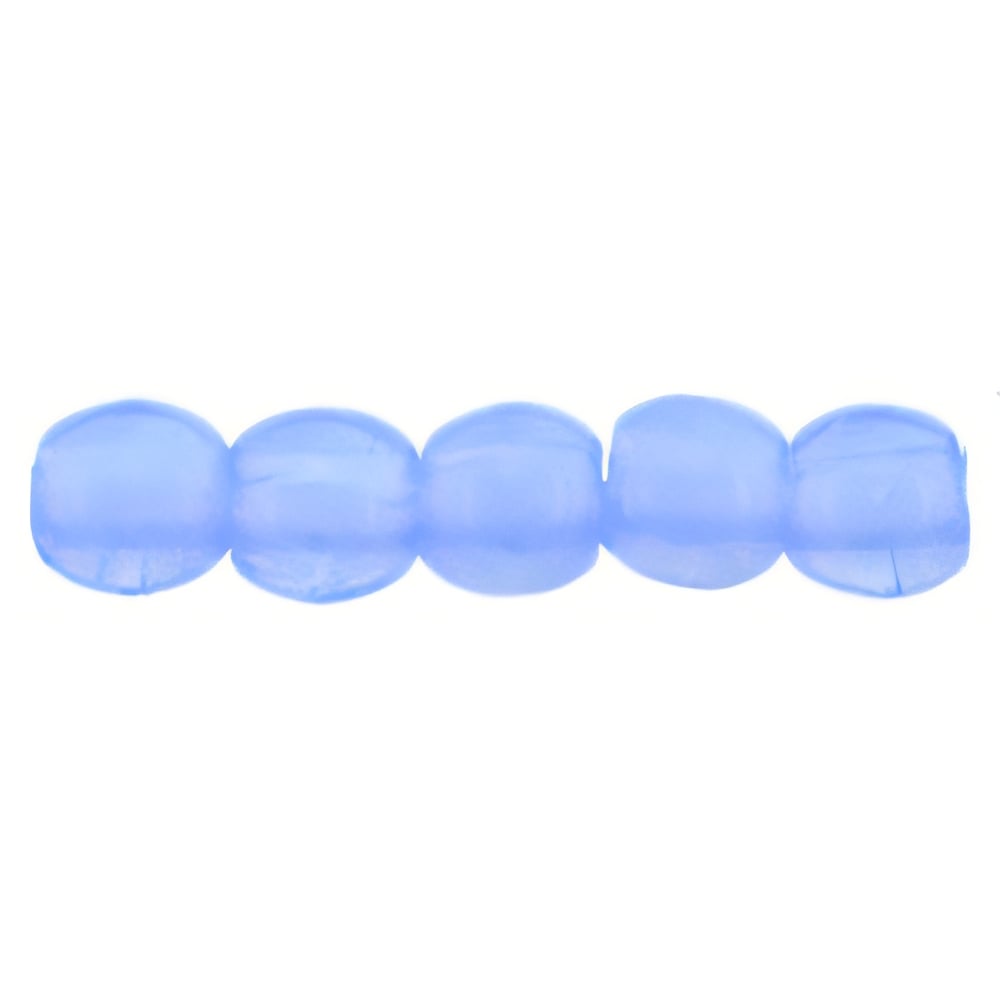 Czech Round Beads 2mm Milky Sapphire