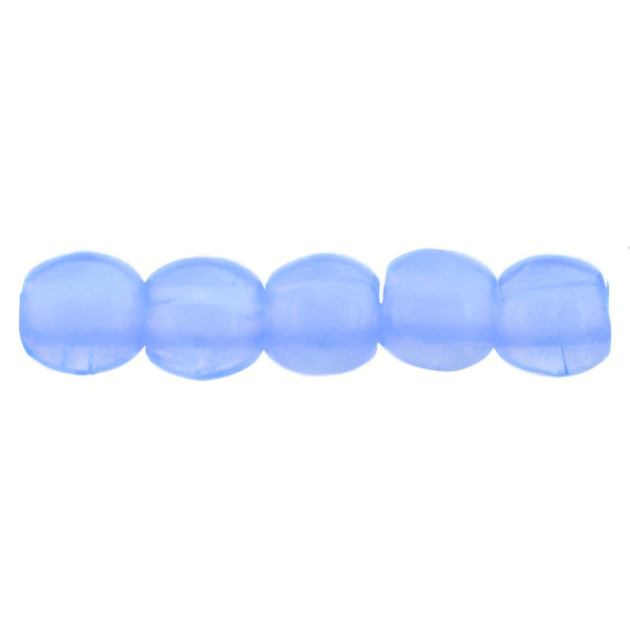 Czech Round Beads 2mm Milky Sapphire