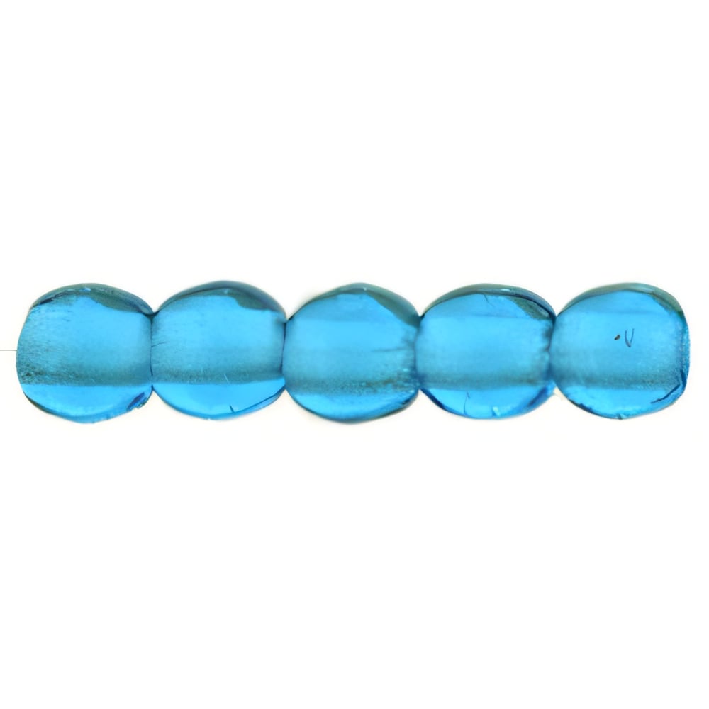 Czech Round Beads 2mm Capri Blue