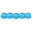 Czech Round Beads 2mm Capri Blue