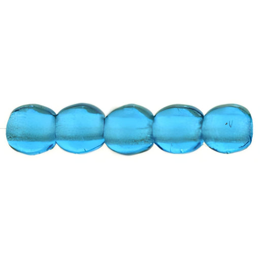 Czech Round Beads 2mm Capri Blue