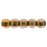 Czech Round Beads 2mm Luster - Rose/Gold Topaz