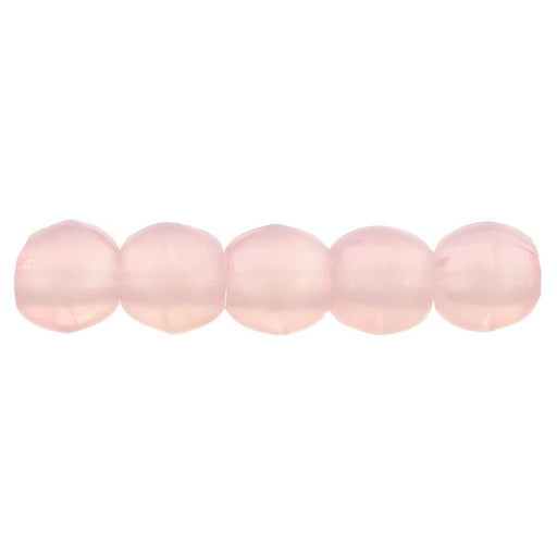 Czech Round Beads 2mm Milky Pink