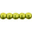 Czech Round Beads 2mm ColorTrends: Saturated Metallic Primrose Yellow