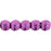 Czech Round Beads 2mm ColorTrends: Saturated Metallic Pink Yarrow