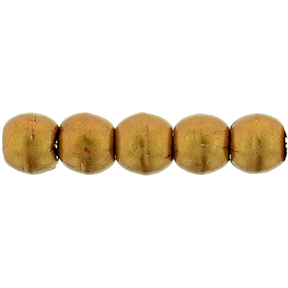 Czech Round Beads 2mm ColorTrends: Saturated Metallic Flame