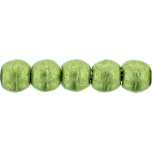 Czech Round Beads 2mm ColorTrends: Saturated Metallic Greenery