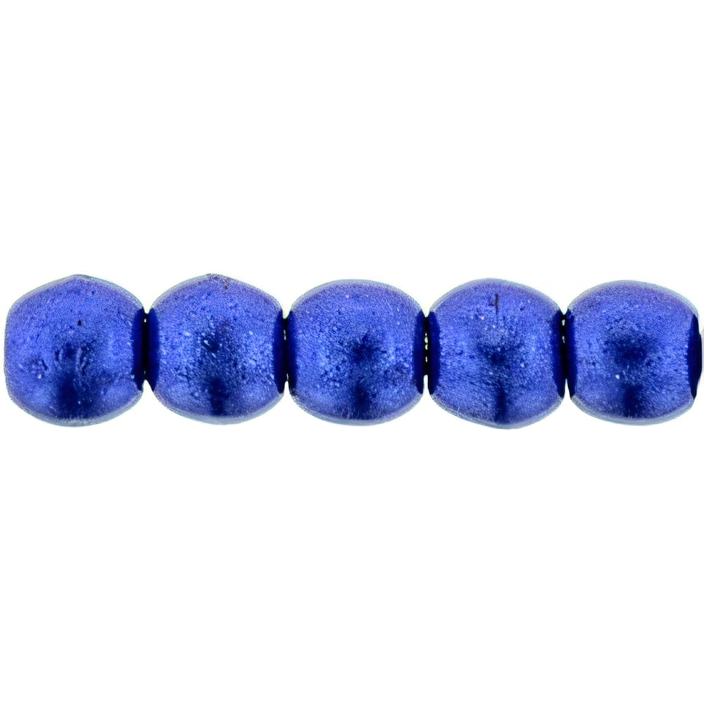 Czech Round Beads 2mm ColorTrends: Saturated Metallic Lapis Blue