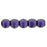 Czech Round Beads 2mm Metallic Suede - Purple