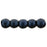 Czech Round Beads 2mm Metallic Suede - Dk Blue