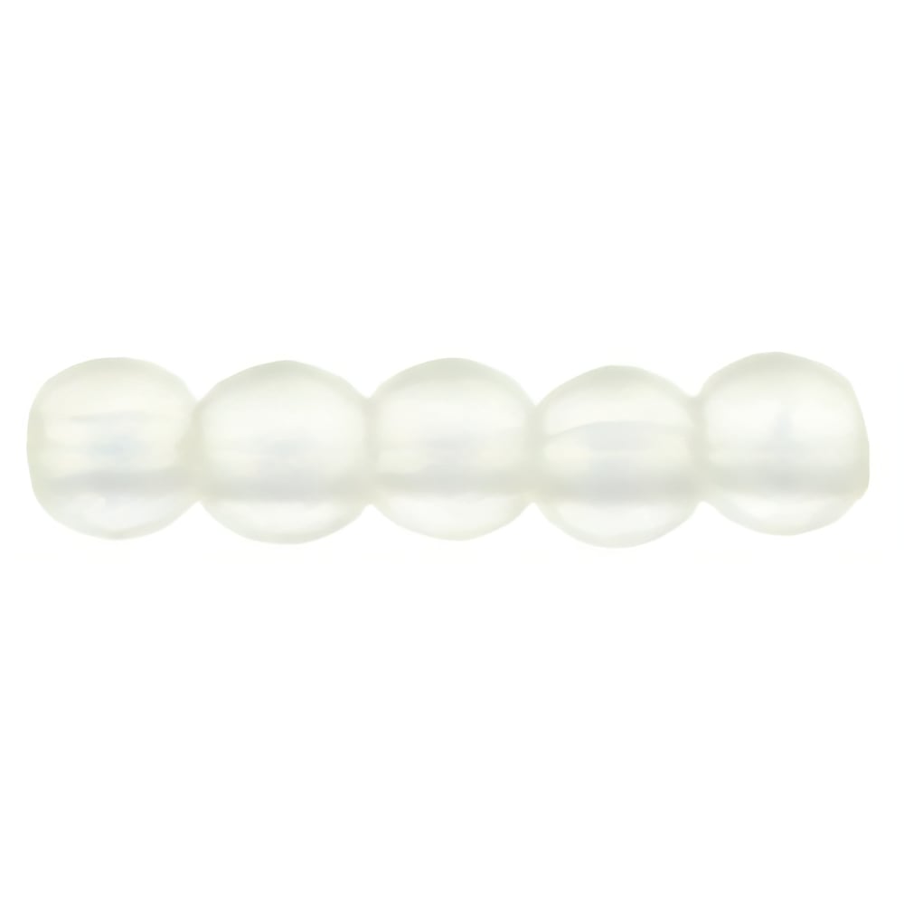 Czech Round Beads 2mm Sueded Gold Crystal