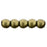 Czech Round Beads 2mm Metallic Suede - Gold