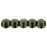 Czech Round Beads 2mm Metallic Suede - Dk Green