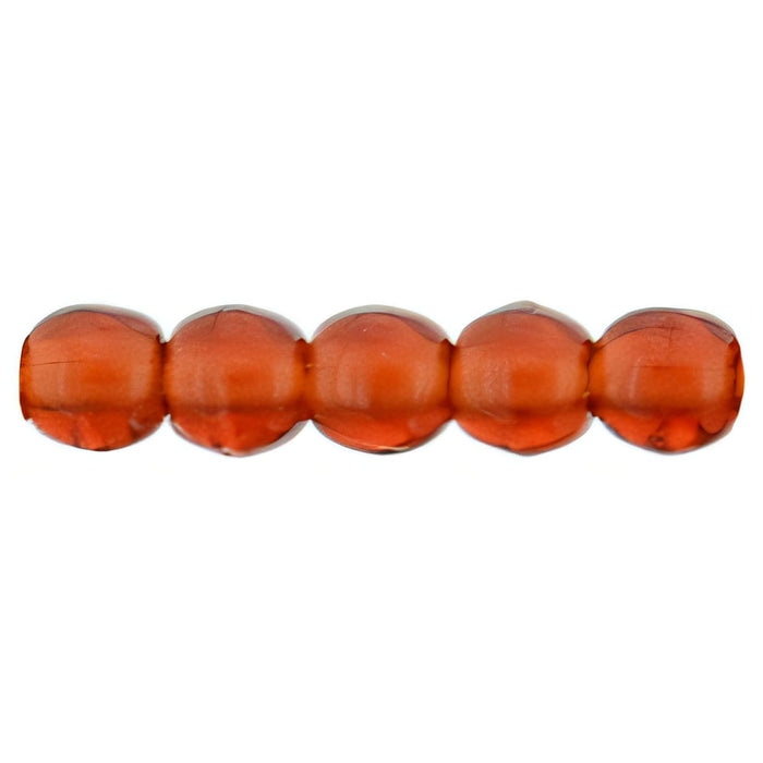 Czech Round Beads 2mm Siam Ruby