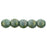 Czech Round Beads 2mm Turquoise - Bronze Picasso