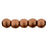 Czech Round Beads 2mm Matte - Metallic Bronze Copper