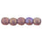 Czech Round Beads 2mm Luster Iris - Milky Amethyst