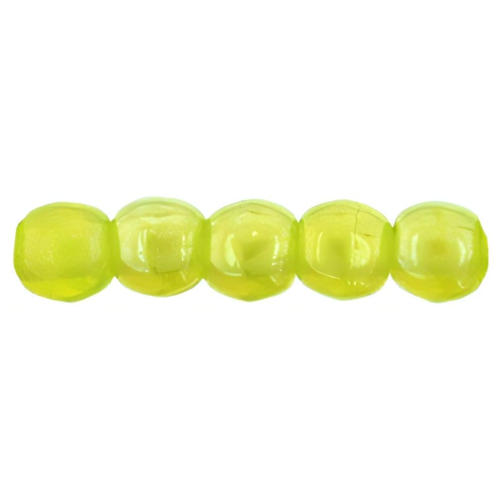 Czech Round Beads 2mm Luster Iris - Milky Dk Peridot