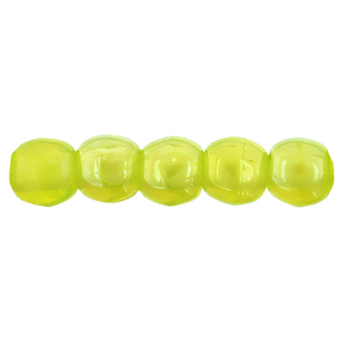 Czech Round Beads 2mm Luster Iris - Milky Dk Peridot