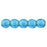 Czech Round Beads 2mm Luster Iris - Capri Blue