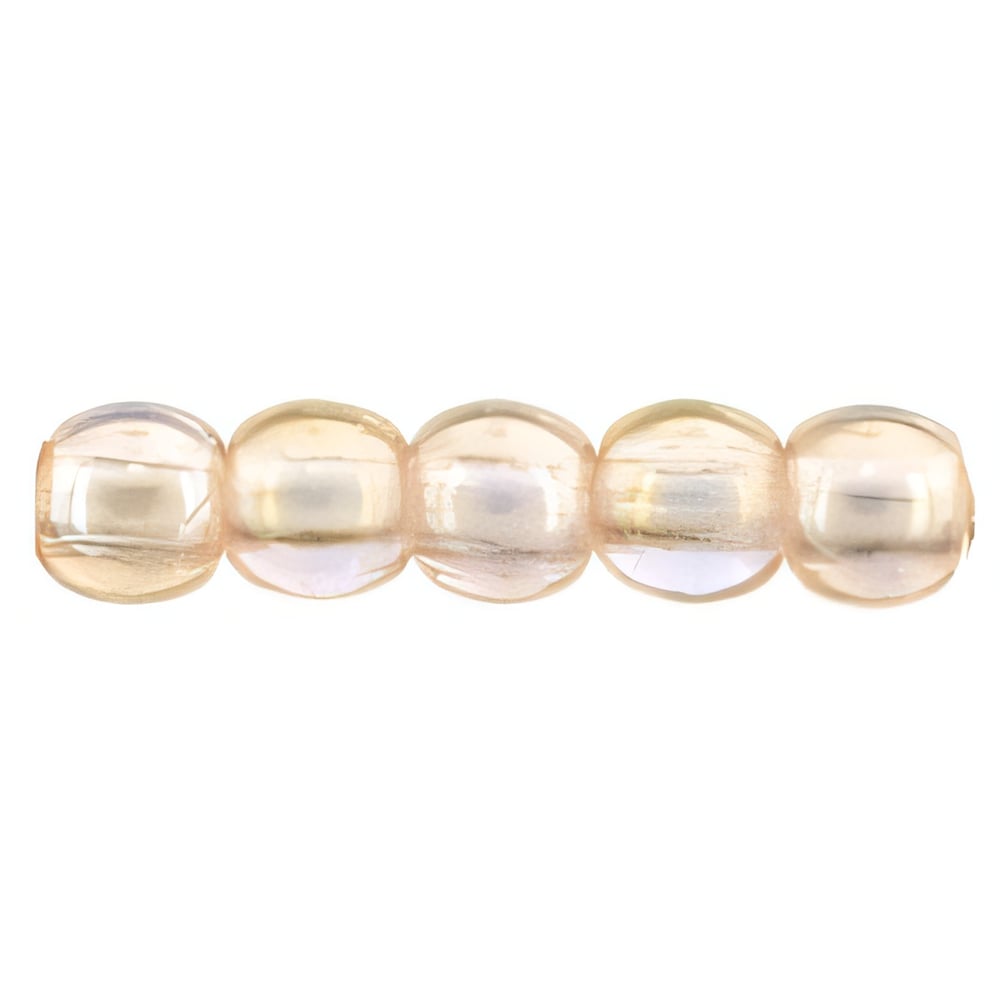 Czech Round Beads 2mm Luster Iris - Rosaline
