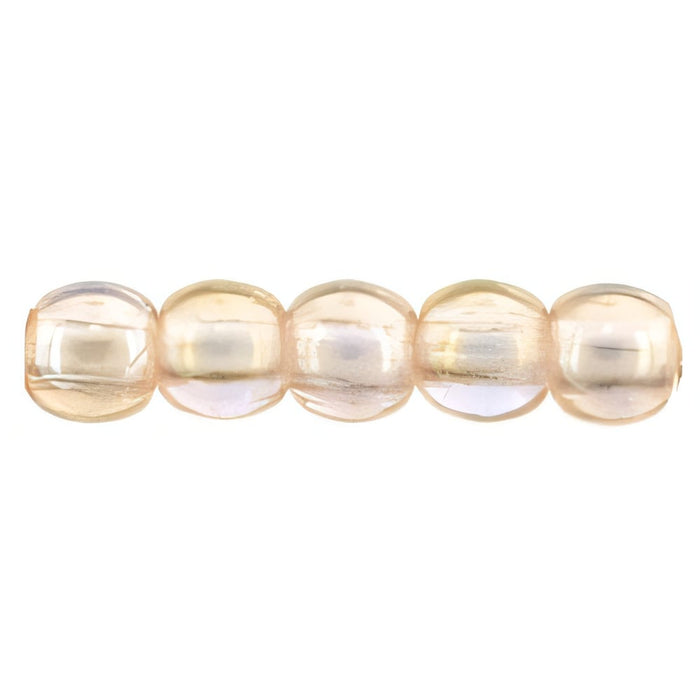 Czech Round Beads 2mm Luster Iris - Rosaline