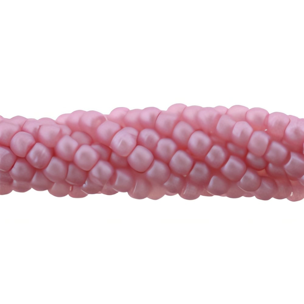 Czech Glass Pearls 2mm Matte - Flamingo