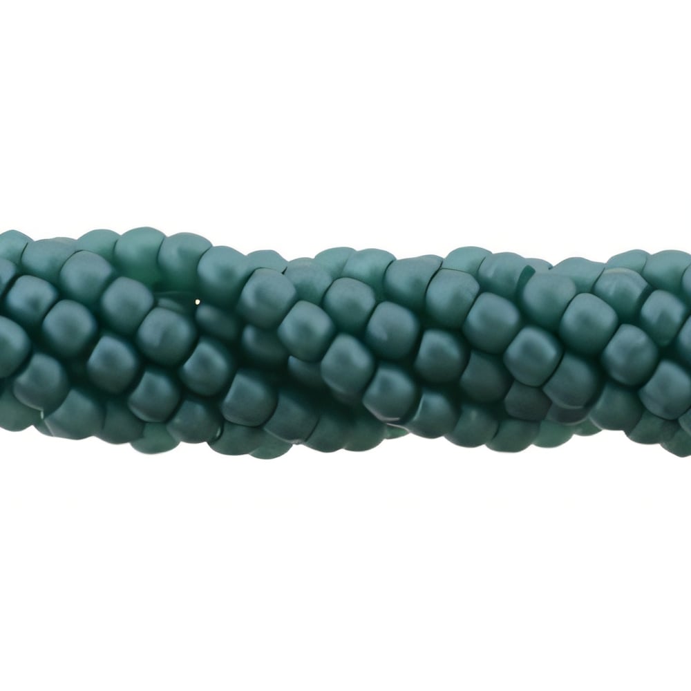 Czech Glass Pearls 2mm Matte - Teal