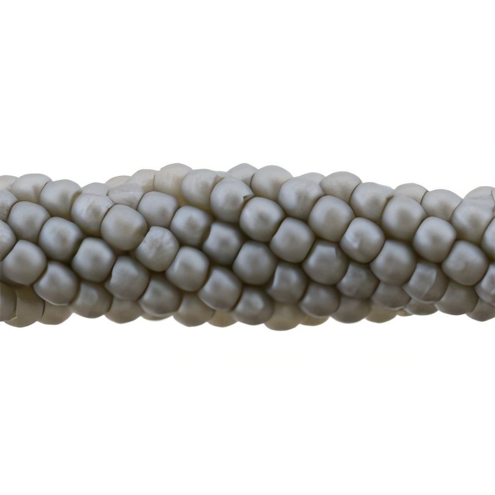 Czech Glass Pearls 2mm Matte - Silver