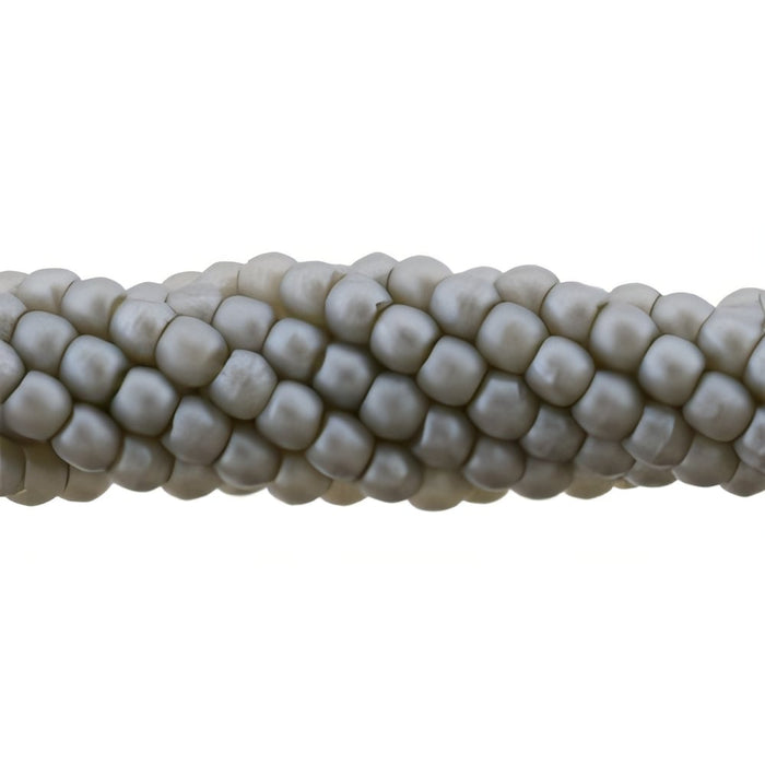 Czech Glass Pearls 2mm Matte - Silver
