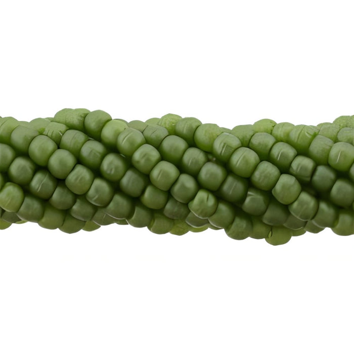 Czech Glass Pearls 2mm Matte - Olive