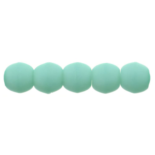 Czech Round Beads 2mm Matte - Turquoise
