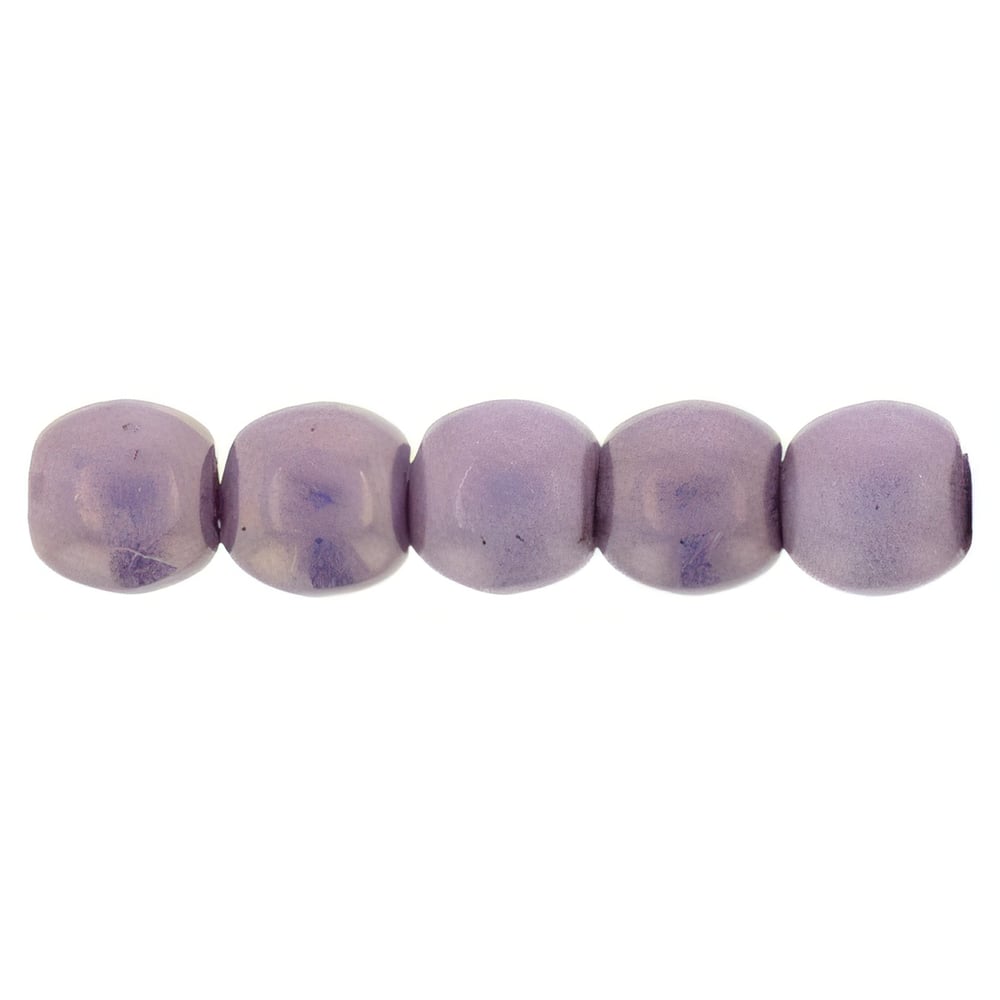 Czech Round Beads 2mm Luster - Opaque Lilac