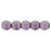 Czech Round Beads 2mm Luster - Opaque Lilac