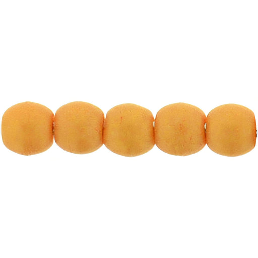 Czech Round Beads 2mm Pacifica - Tangerine