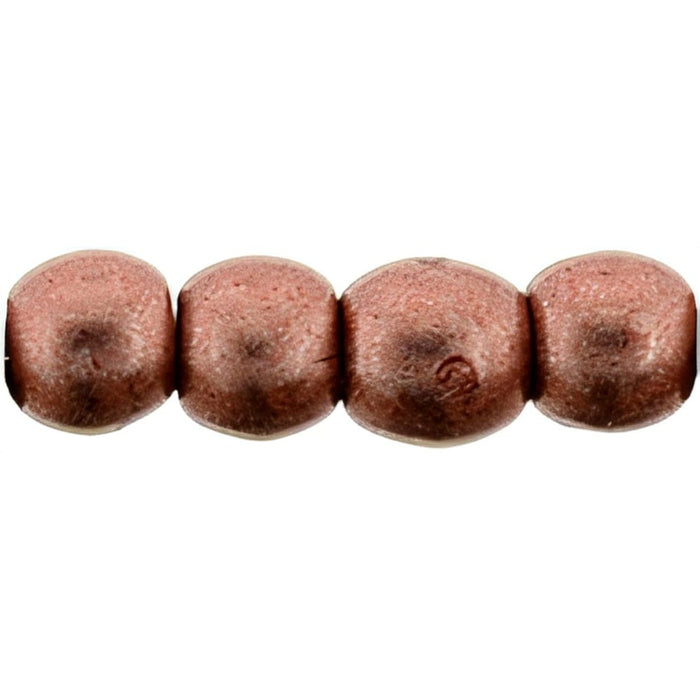 Czech Round Beads 3mm ColorTrends: Saturated Metallic Grenadine