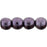 Czech Round Beads 3mm ColorTrends: Saturated Metallic Tawny Port