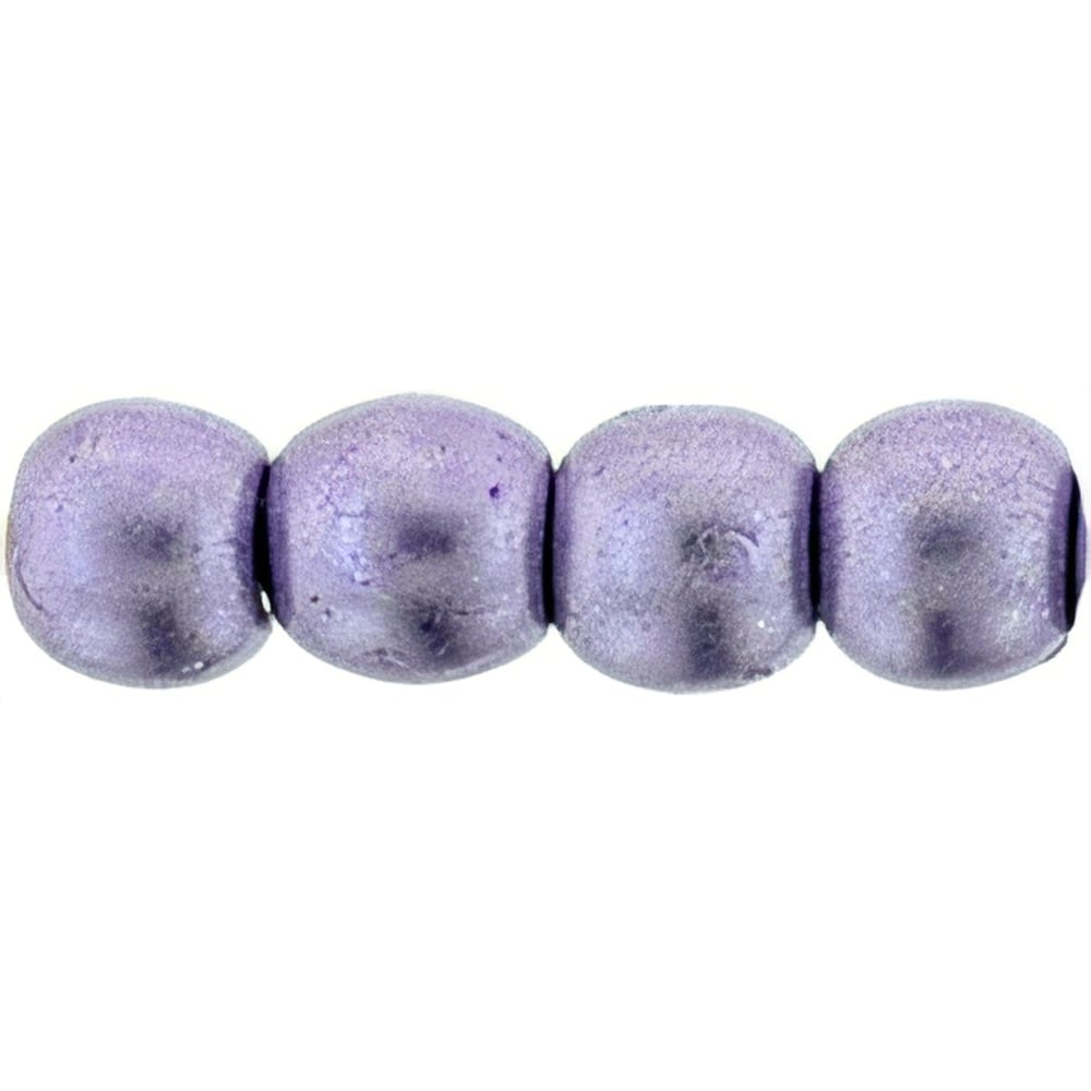 Czech Round Beads 3mm ColorTrends: Saturated Metallic Ballet Slipper