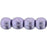 Czech Round Beads 3mm ColorTrends: Saturated Metallic Ballet Slipper