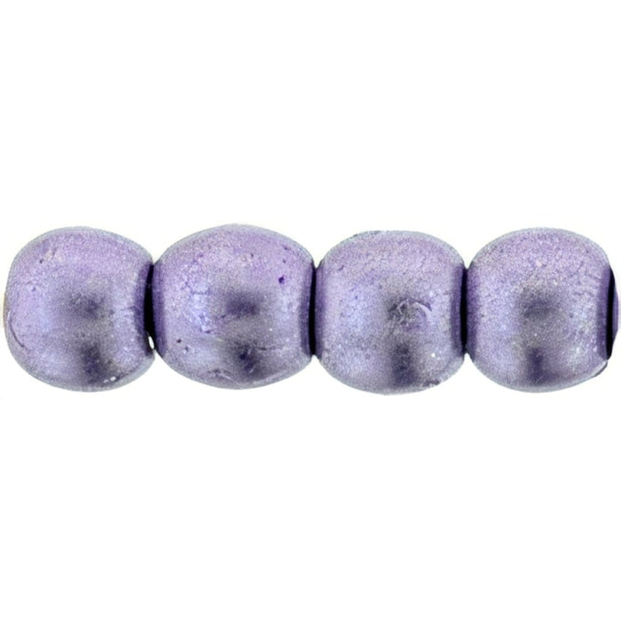 Czech Round Beads 3mm ColorTrends: Saturated Metallic Ballet Slipper