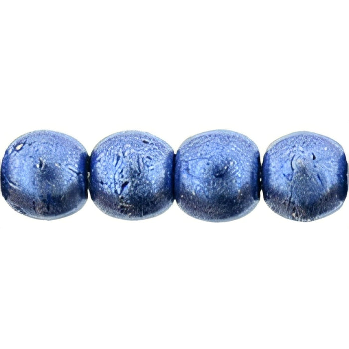 Czech Round Beads 3mm ColorTrends: Saturated Metallic Navy Peony