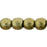 Czech Round Beads 3mm ColorTrends: Saturated Metallic Golden Lime