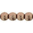 Czech Round Beads 3mm ColorTrends: Saturated Metallic Autumn Maple