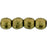 Czech Round Beads 3mm ColorTrends: Saturated Metallic Emperador