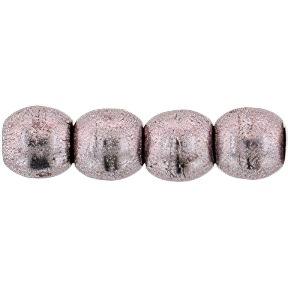 Czech Round Beads 3mm ColorTrends: Saturated Metallic Almost Mauve