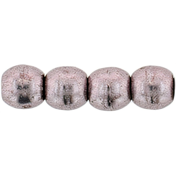Czech Round Beads 3mm ColorTrends: Saturated Metallic Almost Mauve