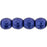 Czech Round Beads 3mm ColorTrends: Saturated Metallic Super Violet