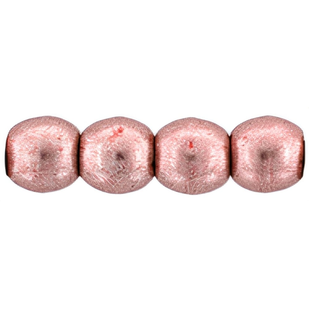 Czech Round Beads 3mm ColorTrends: Saturated Metallic Blooming Dahlia